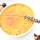 Lavender crème brûlée